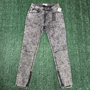 One Teaspoon Women Jeans High Waist Freebird II Tapered Grey Free People 29 NWT